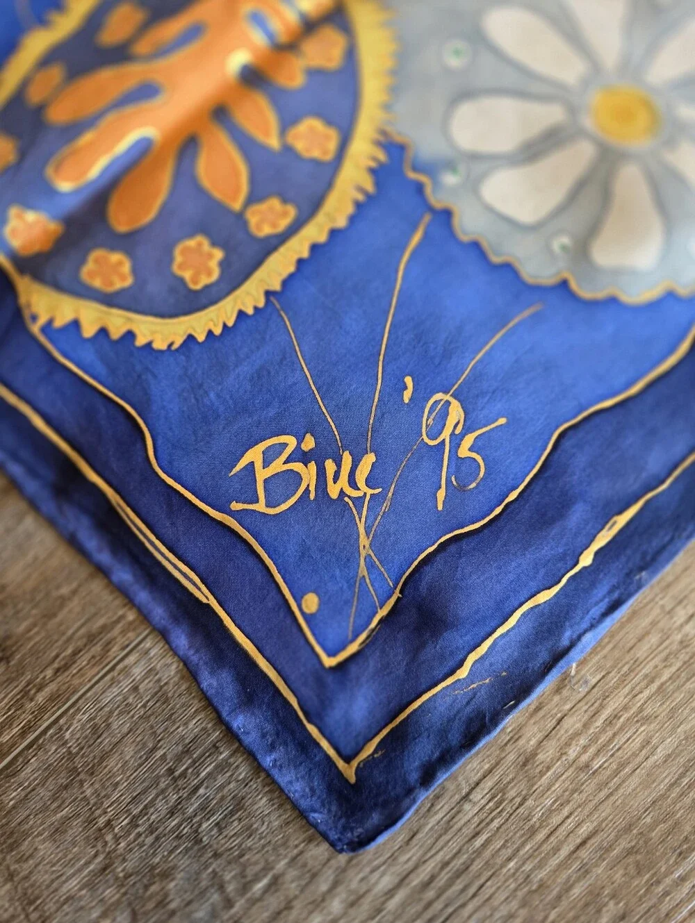 Silk Rolled Edge Paisley Scarf
